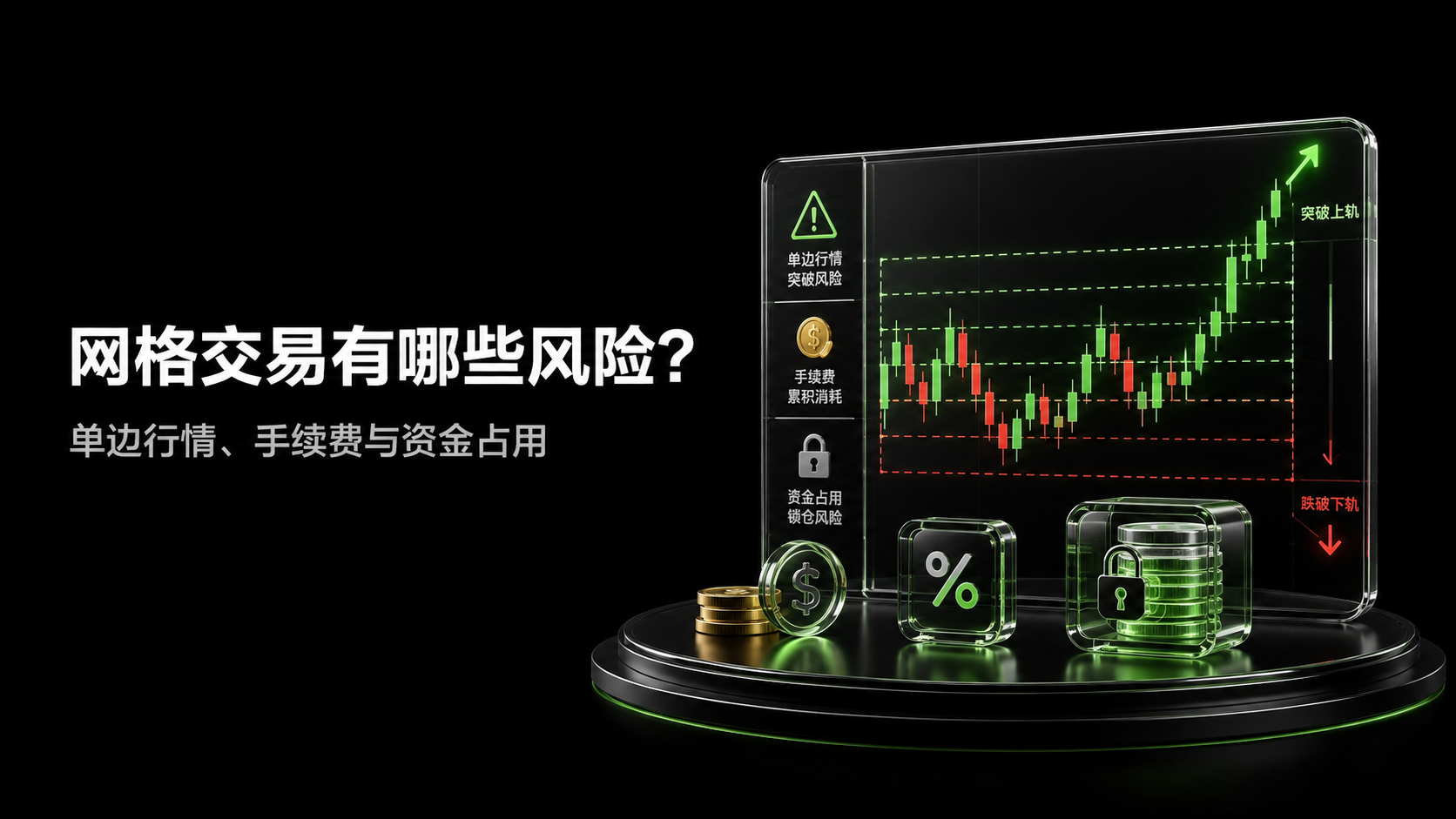 网格交易有哪些风险?单边行情、手续费与资金占用